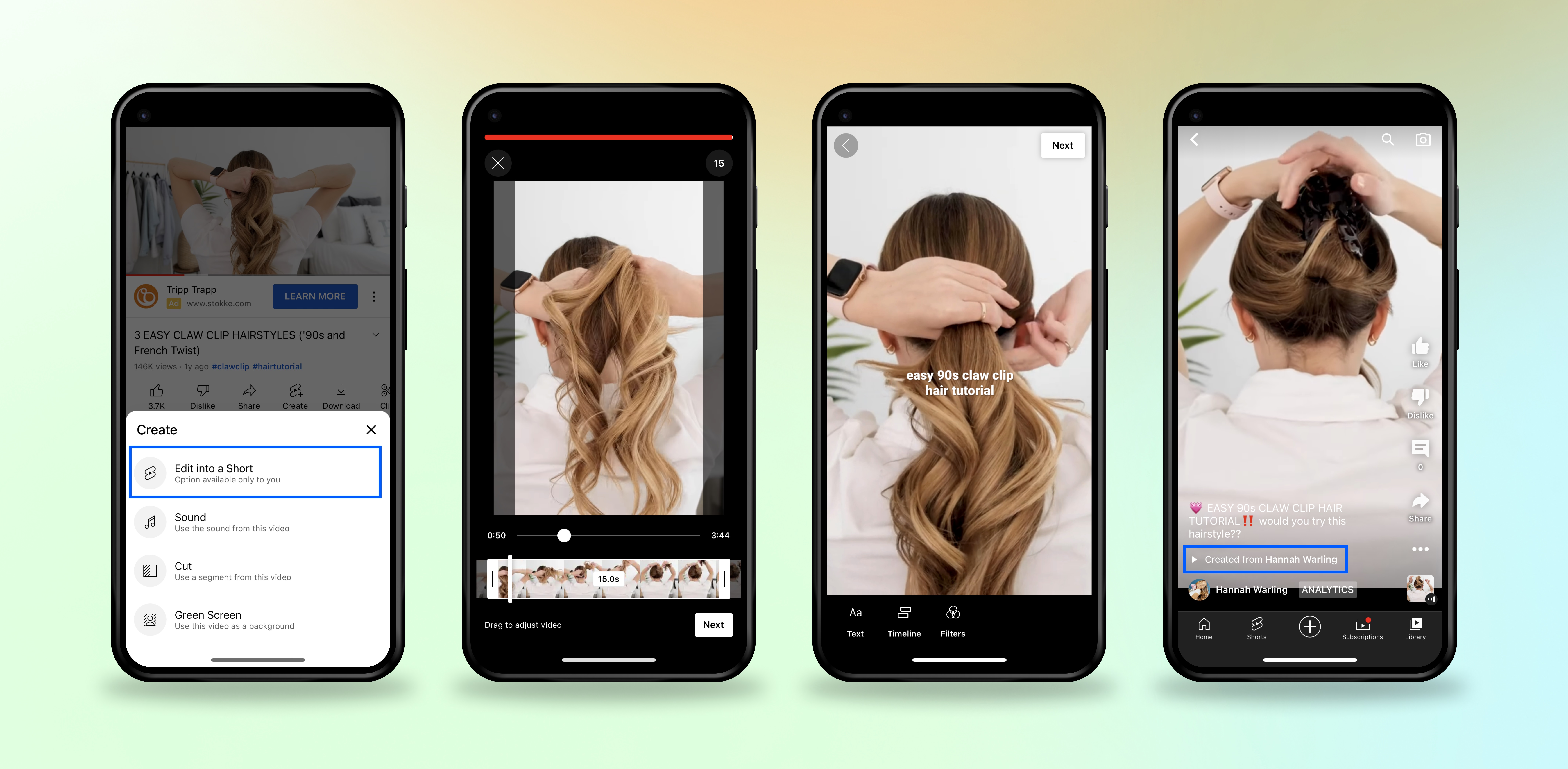 youtube ఎడిట్ను చిన్న సాధనంగా మార్చండి